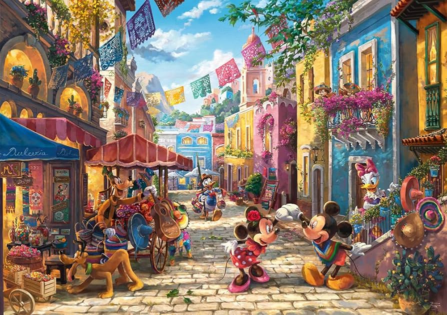 Amazon.com: Disney, Mickey & Minnie in Mexico - 6000 Teile